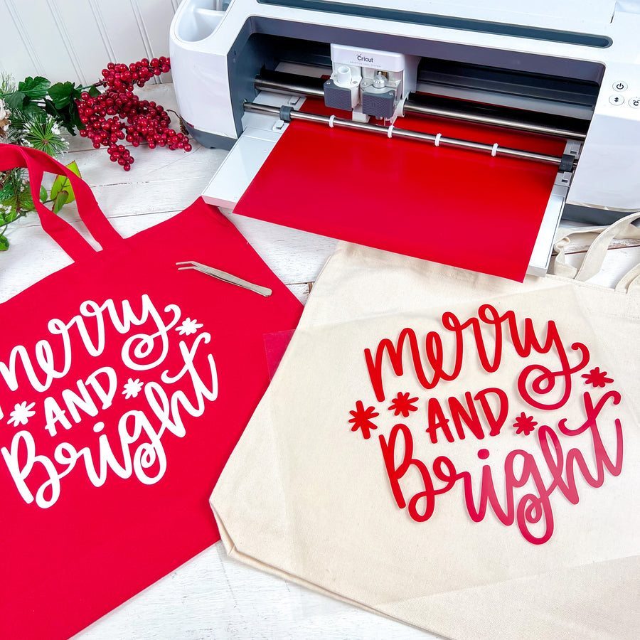 Heat Transfer Vinyl Sheet Packs in use