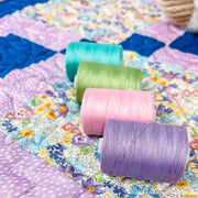 Cotton Quilting Thread - Bright Navy - 1000 Meters - 50 Wt. - Threadart.com