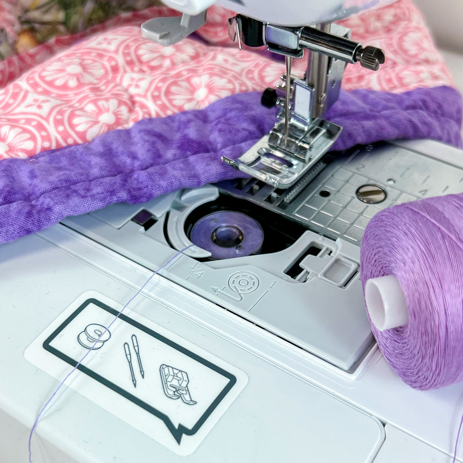 Cotton Thread for Quilting & Sewing in use