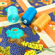 Cotton Quilting Thread - Bright Navy - 1000 Meters - 50 Wt. - Threadart.com