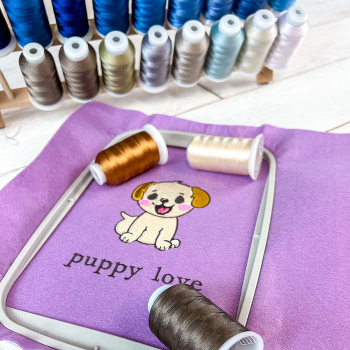 Machine Embroidery Designs - Cute Puppies (1) - Threadart.com