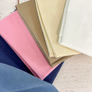 Threadart Linen 6 Fat Quarter Bundles - Premium Linen For Embroidery, Apparel, Home Décor, Bags - 18"x21" - Threadart.com