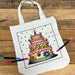 Color Your Own Tote Bag - Cake Design (Without Markers) - Threadart.com