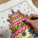 Color Your Own Tote Bag - Cake Design (Without Markers) - Threadart.com