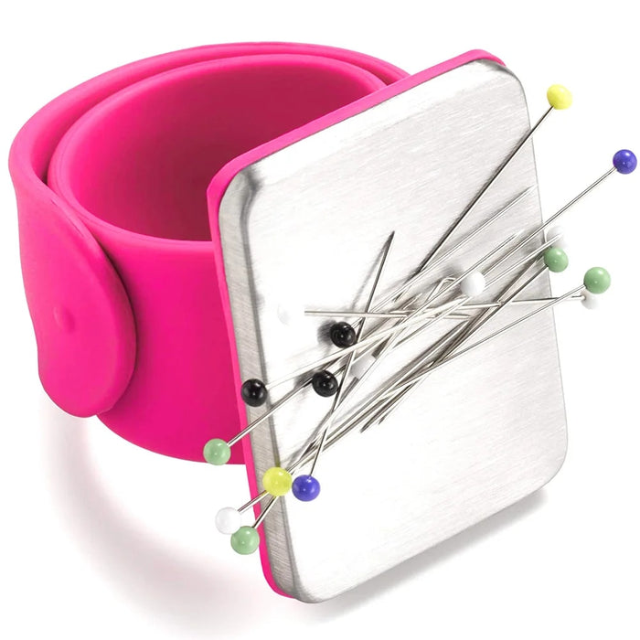 Pink Magnetic Wristband for Sewing - Threadart.com
