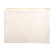 Personalized Canvas Zipper Pouch - Embroidered Name - Threadart.com