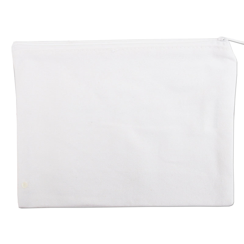Personalized Canvas Zipper Pouch - Embroidered Name - Threadart.com