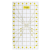 Threadart Premium Rotary Quilting Ruler 6" x 12" Inch Acrylic Cutting Ruler - Threadart.com