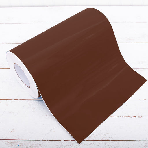 Permanent Vinyl Adhesive Coffee Brown - Huge Roll - 12" Wide X 55 Yd Roll - Threadart.com