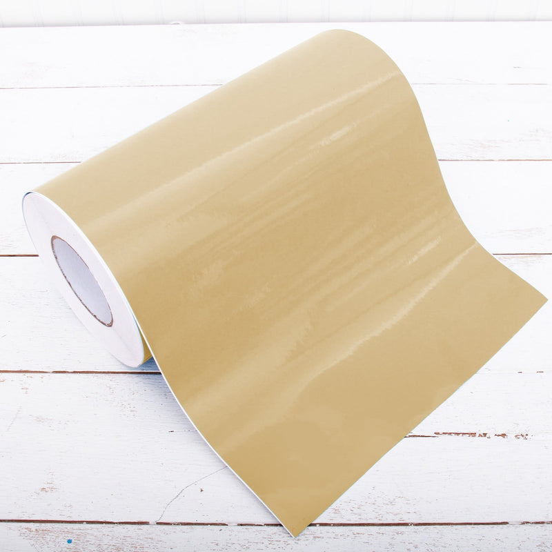 Permanent Vinyl Adhesive Parchment - Huge Roll - 12" Wide X 55 Yd Roll - Threadart.com