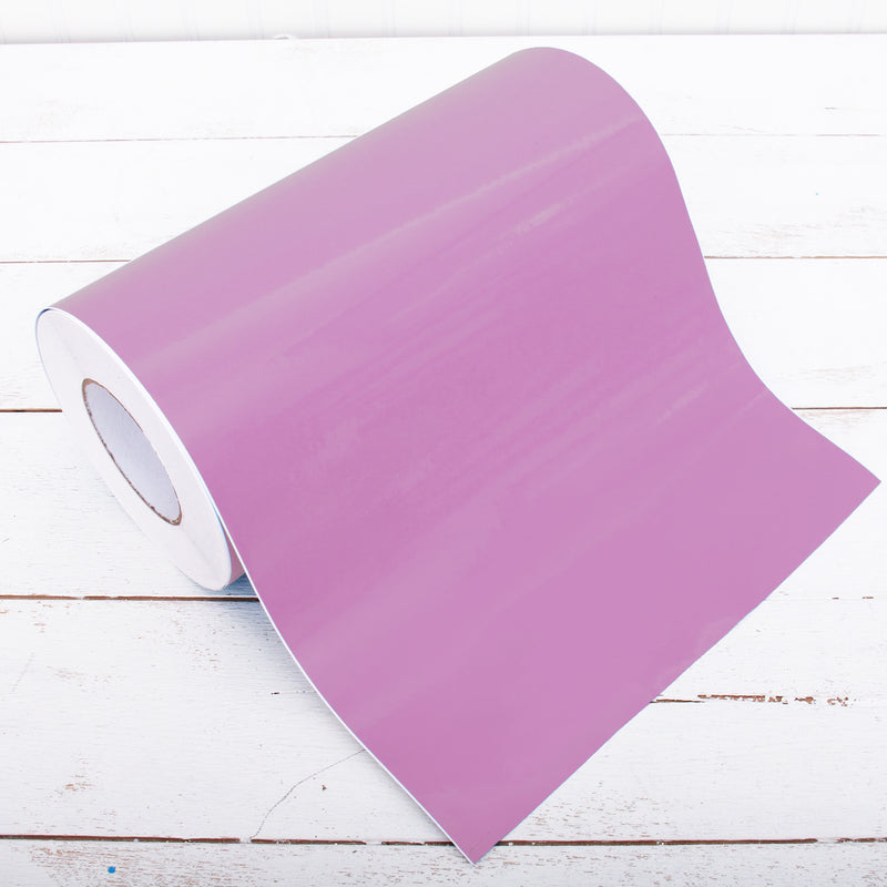 Permanent Vinyl Adhesive Soft Purple - 12" Wide One Yard Roll - Threadart.com