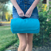 Personalized Fleece Travel Blanket - Embroidered Name or Monogram - Threadart.com