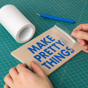 Clear Strong Grip Transfer Tape Roll for Self Adhesive Vinyl - 12" x 100 Yard Roll - Threadart.com