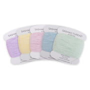 Ice Pastels Sashiko Thread Set, 5 Colors - 100% Cotton, Size 20/6 - Threadart.com