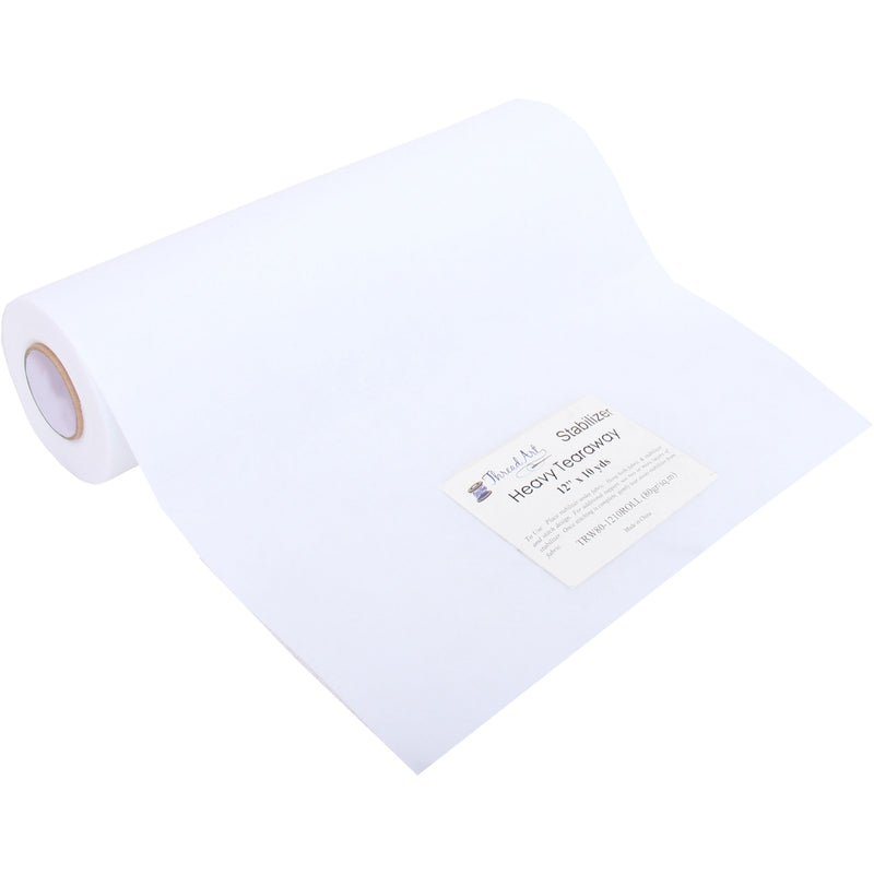Heavy Tearaway Embroidery Stabilizer - 12 inch 10 yd roll - Threadart.com