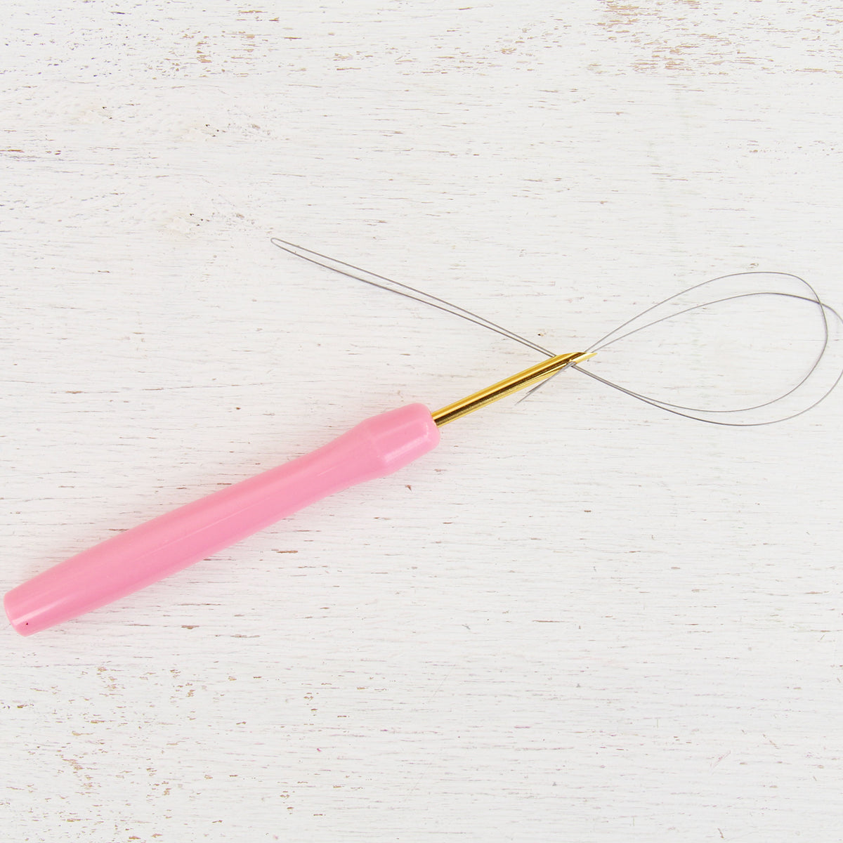 3.5mm Pink Punch Needle Tool With Threader — Threadart.com