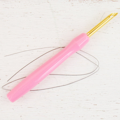 5mm Pink Punch Needle Tool With Threader - Threadart.com