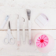 7 Piece Pink Craft Vinyl Tool & Accessories Kit for Cricut and Silhouette Machines - Threadart.com