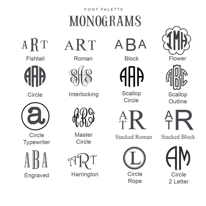 Personalized Round Seersucker Cosmetic Pouch 6" With Embroidered Monogram - Threadart.com