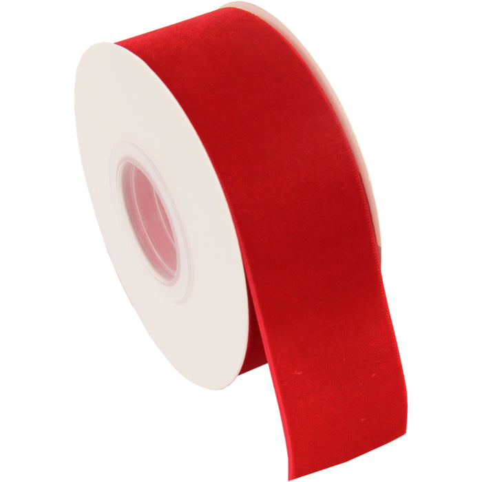 Red Velvet Ribbon - 1 1/2" Wide Roll - 5 Yards - Threadart.com