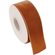 Copper Velvet Ribbon - 1 1/2" Wide Roll - 5 Yards - Threadart.com