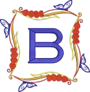 Butterflies & Hearts Monogram Frame Embroidery Design Instant Download - 3 Sizes - 8 Formats - ThreadArt - Threadart.com