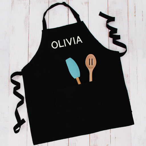 Personalized Canvas Aprons with Embroidered Name - Threadart.com