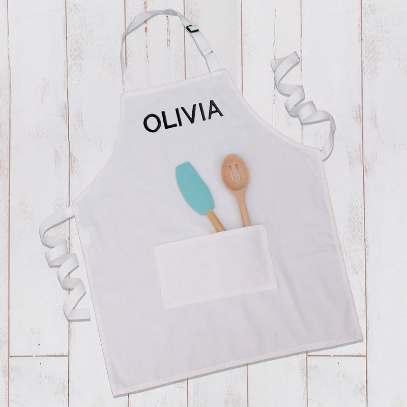Personalized Canvas Aprons - Embroidered Name - Threadart.com