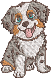 Machine Embroidery Designs - Cute Puppies (1) - Threadart.com