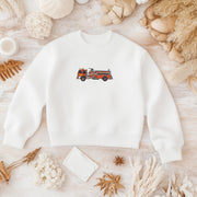 Fire Truck Machine Embroidery Design Instant Download - 4 Sizes - 8 Formats - ThreadArt - Threadart.com