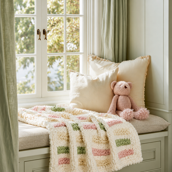 Pastel Jumbo Blanket Yarn Set - 8 Skein Chunky Chenille Yarn - Threadart.com