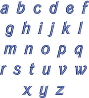 Barbie Font Machine Embroidery Design Set - 1" Fun Alphabet Letters BX Font - Download 9 Formats - Threadart.com