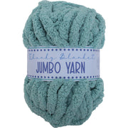 Jumbo Blanket Yarn - Teal Chunky Chenille Yarn for Hand Crochet and Knitting - Threadart.com