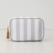 Personalized Striped Cosmetic Bags - Customized With Embroidery - Threadart.com
