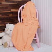 Plush Fleece Blanket - Coral - Threadart.com