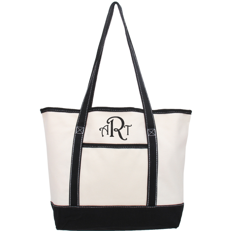 Personalized Tote Bag - Embroidery Monogram - Threadart.com