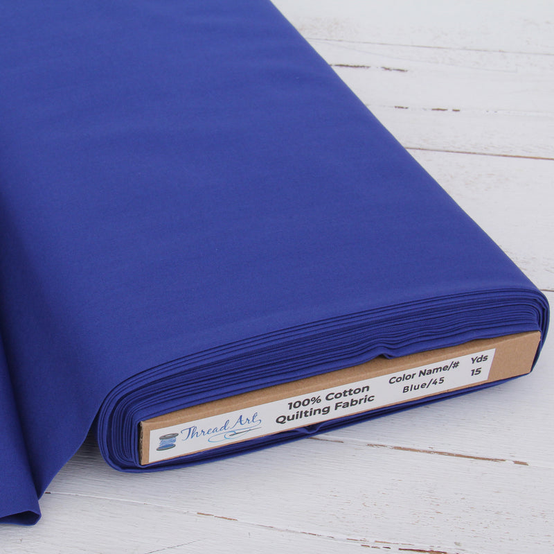 BOLT ENDS of Solid Cotton Fabrics - 1/2 yard to 1 yard cuts - Threadart.com