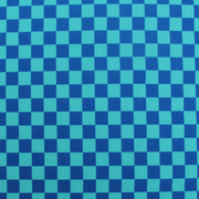 Premium Cotton Quilting Fabric Sold By The Yard - Confetti Brights Collection - Aqua Check - Threadart.com