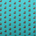 Premium Cotton Quilting Fabric Sold By The Yard - Confetti Brights Collection - Aqua Cherry - Threadart.com