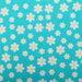 Premium Cotton Quilting Fabric Sold By The Yard - Confetti Brights Collection - Aqua Daisies - Threadart.com
