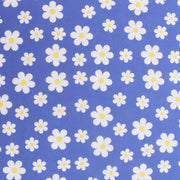 Premium Cotton Quilting Fabric Sold By The Yard - Confetti Brights Collection - Blue Daisies - Threadart.com
