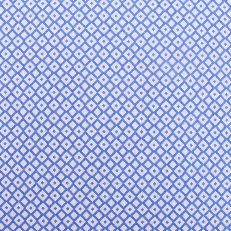 Premium Cotton Quilting Fabric Sold By The Yard - Confetti Brights Collection - Blue Diamonds - Threadart.com