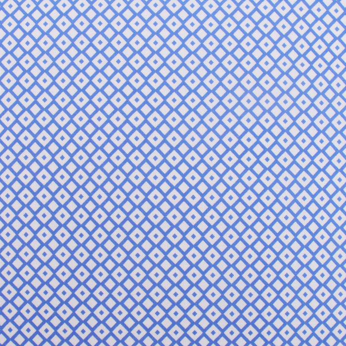 Premium Cotton Quilting Fabric Sold By The Yard - Confetti Brights Collection - Blue Diamonds - Threadart.com