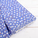 Premium Cotton Quilting Fabric Sold By The Yard - Confetti Brights Collection - Blue White Orange Dot - Threadart.com