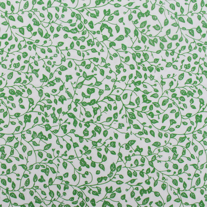 Premium Cotton Quilting Fabric Sold By The Yard - Confetti Brights Collection - Green Vine - Threadart.com