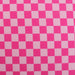 Premium Cotton Quilting Fabric Sold By The Yard - Confetti Brights Collection - Hot Pink Check - Threadart.com