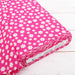 Premium Cotton Quilting Fabric Sold By The Yard - Confetti Brights Collection - Hot Pink Daisies - Threadart.com