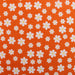 Premium Cotton Quilting Fabric Sold By The Yard - Confetti Brights Collection - Orange Daisies - Threadart.com