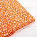 Premium Cotton Quilting Fabric Sold By The Yard - Confetti Brights Collection - Orange Daisies - Threadart.com