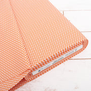 Premium Cotton Quilting Fabric Sold By The Yard - Confetti Brights Collection - Orange Diamonds - Threadart.com